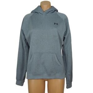 UNDER ARMOUR Sweatshirt size MD Hooded Gray Long Sleeves
